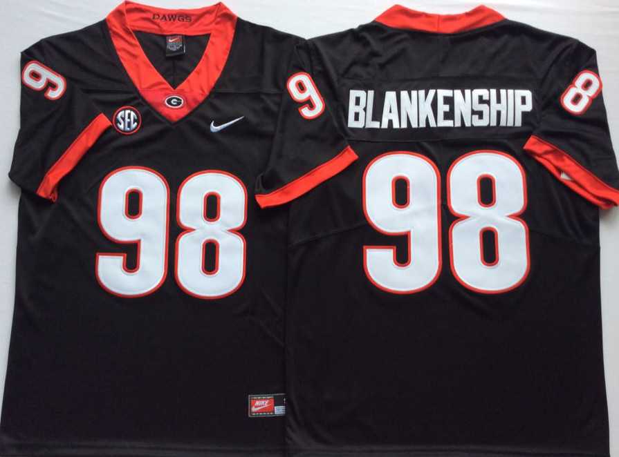 Georgia Bulldogs 98 Rodrigo Blankenship Black Nike College Football Jersey,We sell and wholesale Georgia Bulldogs 98 Rodrigo Blankenship Black Nike College Football Jersey on line form chian!